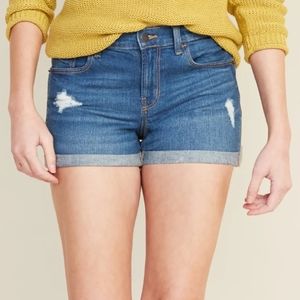Old Navy Boyfriend Jeans Shorts Size 8